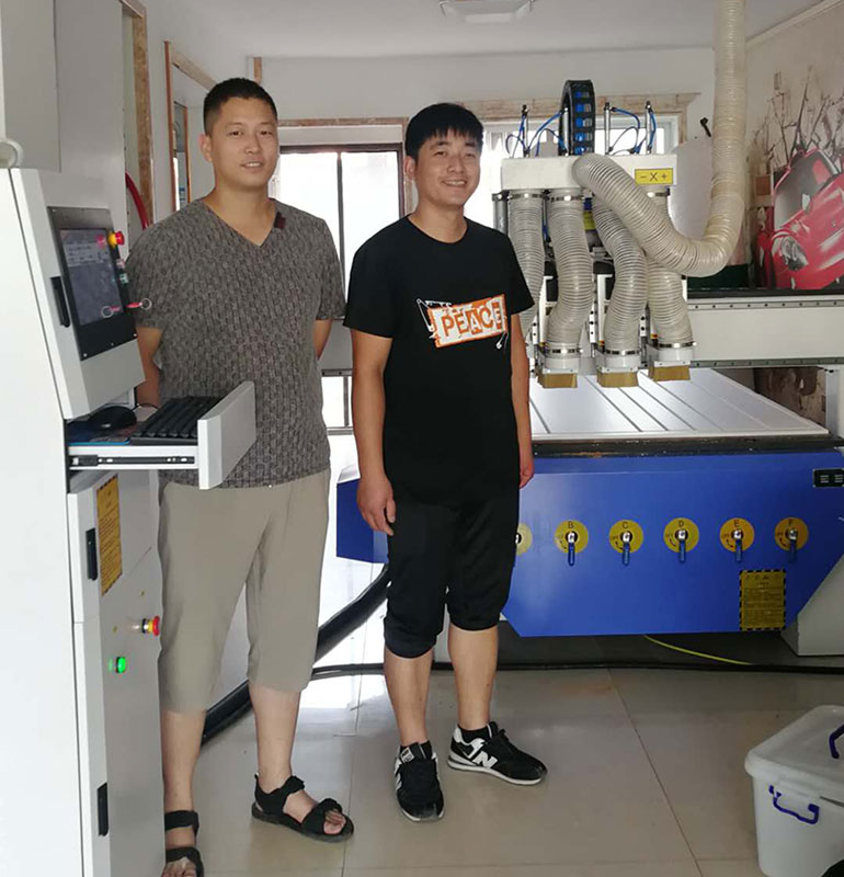 鹽城四工序數(shù)控雕刻機(jī)安裝完畢(圖1)